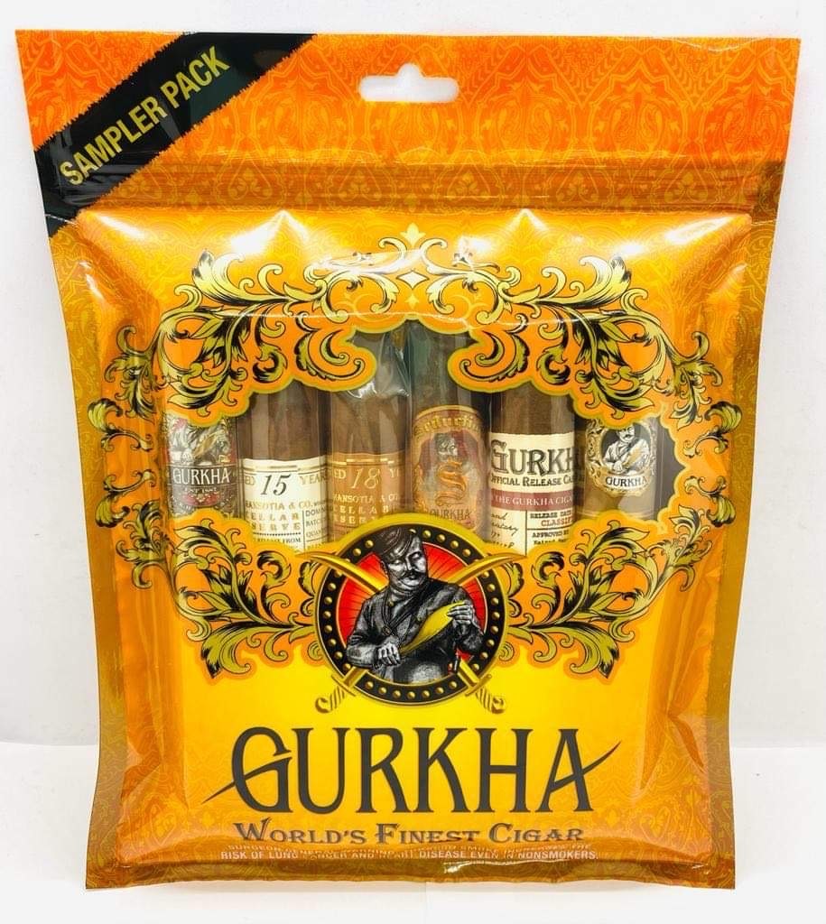 Ghurka-Sampler-Pack-1 Gurkha Toro Taze Paket 6 Puro Sampler - Görsel 1