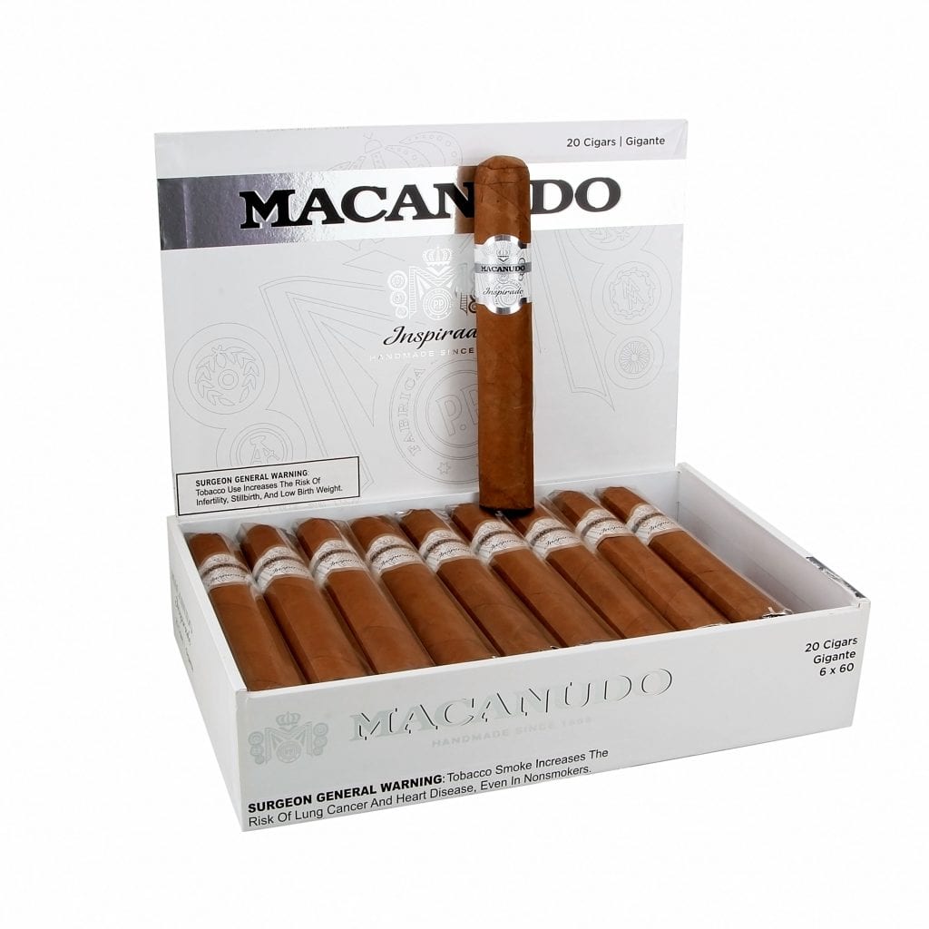 Inspirado-white-box-open-1024x1024 Macanudo Inspirado Beyaz Robusto - Görsel 1