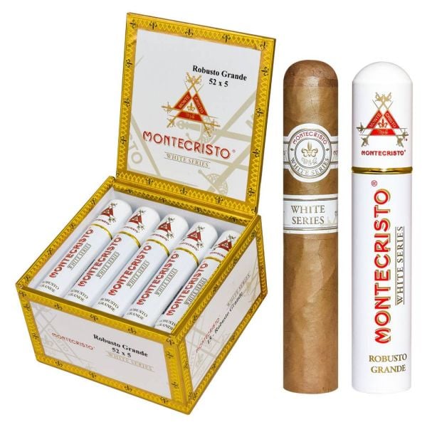 montecristo-white-robusto-grande-natural-box-of-15 Montecristo Beyaz Robusto Grande - Görsel 1